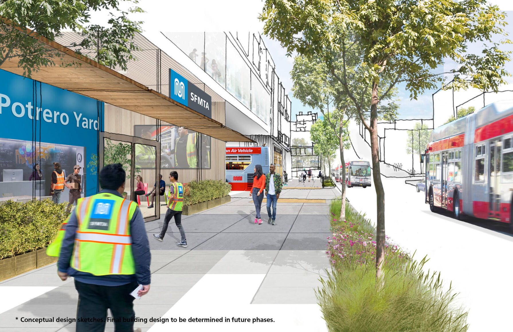 Bus yard housing plans call for more than 500 units, 50 percent affordable